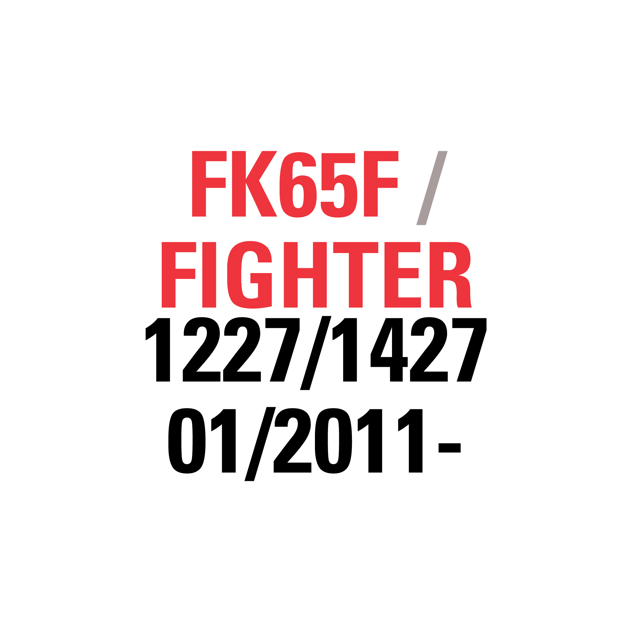 FK65F FIGHTER 1227/1427 01/2011-